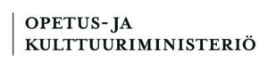 Opetus- ja kulttuuriministeriö logo.